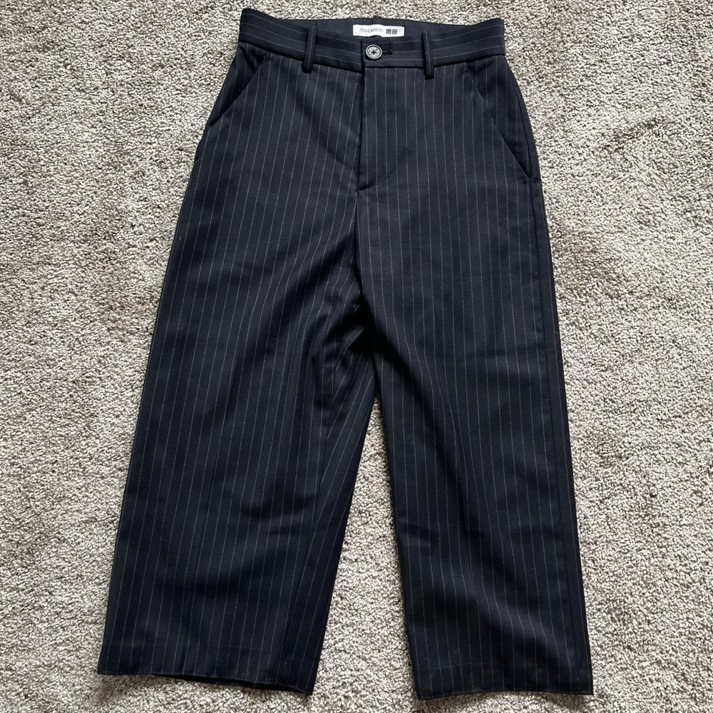 JW Anderson x Uniqlo Navy Pinstripe Wool Culottes - 24